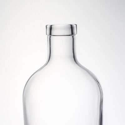 Schraubverschluss 750 ml 1000 ml klarer Flint Gin Rum Champagner Alkohol Glasflasche mit Holzkork
