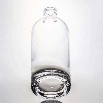 Schraubverschluss 750 ml 1000 ml klarer Flint Gin Rum Champagner Alkohol Glasflasche mit Holzkork