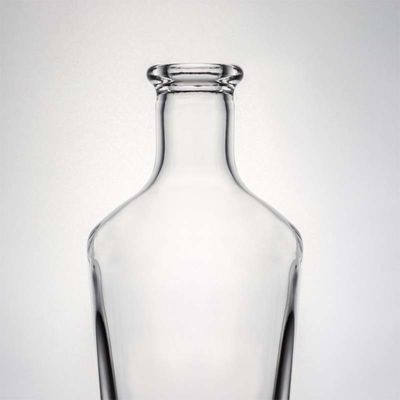 Tequila High Flint Glasflasche mit Kork Customized Logo 700ml 800ml 1000ml Leer