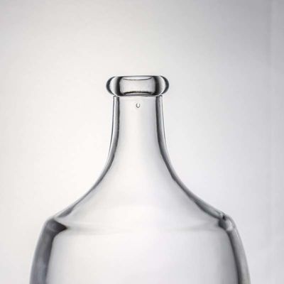 Glaskragen 500 ml 700 ml 1000 ml Leerer Flint Gin Rum Champagner Alkoholflasche mit Kork