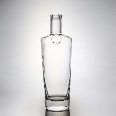 Tequila Industriegetränke Klares Flintglas mit Holzkork 700 ml 500 ml 1000 ml