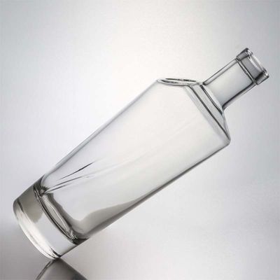 Tequila Industriegetränke Klares Flintglas mit Holzkork 700 ml 500 ml 1000 ml