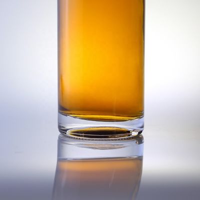 Glasflasche Runde 75cl Flasche für Korkkappe Typ 1000ml 1750ml Kragenmaterial