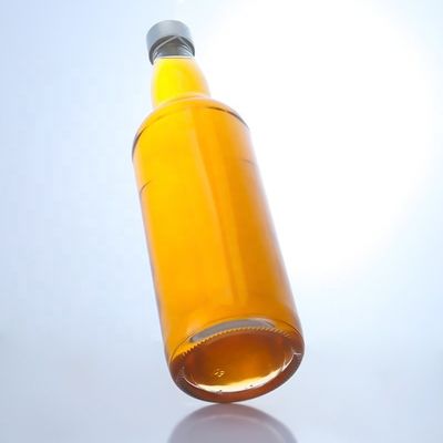 Schraubkappe kundenspezifisches Logo 500 ml 700 ml klare Flint Tequila Whisky Wodka Glasflasche