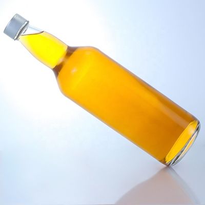Schraubkappe kundenspezifisches Logo 500 ml 700 ml klare Flint Tequila Whisky Wodka Glasflasche