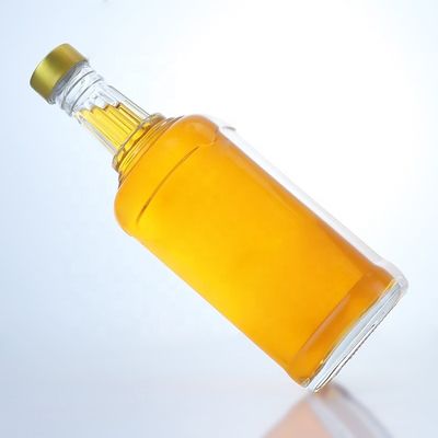 Halsband Material Glas Klar 500 ml 700 ml 750 ml Flint Glasflasche für Wodka Gin Rum