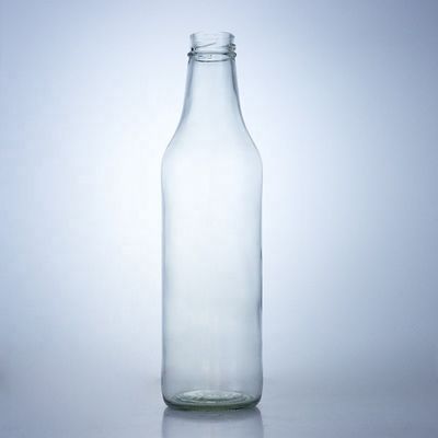 Klarer Whisky-Wodka-Glasflasche Einzigartiges 650ml-Sonderbild mit Schraubendeckung