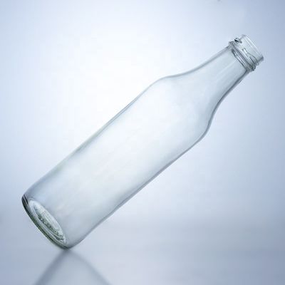 Klarer Whisky-Wodka-Glasflasche Einzigartiges 650ml-Sonderbild mit Schraubendeckung