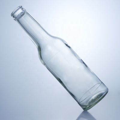 Flint Glass 276 ml Brandy Vodka Tequila Glasflasche mit Korken für Körpermaterial Glas