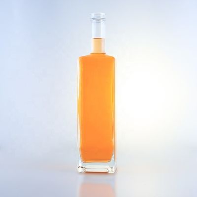 Dicke 750 ml Glasflasche für Spirituosen Getränke Wein Whisky Wodka Gin