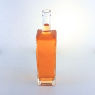 Dicke 750 ml Glasflasche für Spirituosen Getränke Wein Whisky Wodka Gin
