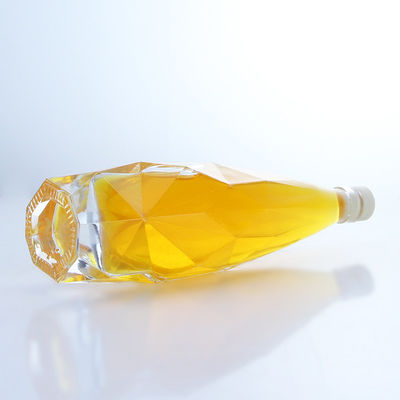 Einzigartige 750 ml Whisky-Wodka-Spirit-Glasflasche für Alkohol