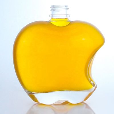 Individuelles Logo Einzigartige leere Flasche aus Glas für Gin Whisky Rum Tequila Brandy