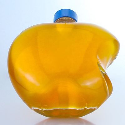 Individuelles Logo Einzigartige leere Flasche aus Glas für Gin Whisky Rum Tequila Brandy