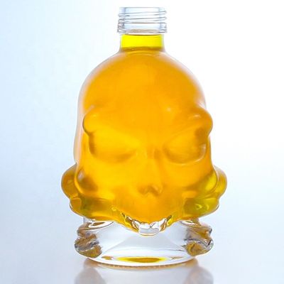 Halsband Material Glas Super Flint Glas 750 ml klare Glasflasche mit Schraubverschluss