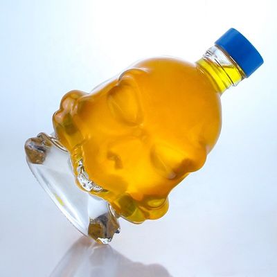 Halsband Material Glas Super Flint Glas 750 ml klare Glasflasche mit Schraubverschluss