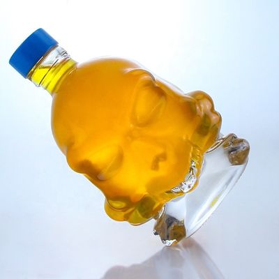 Halsband Material Glas Super Flint Glas 750 ml klare Glasflasche mit Schraubverschluss