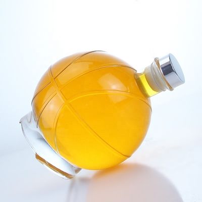 350 ml 500 ml beliebte transparente Flasche aus Glas für Whisky, Rum und Gin Brandy