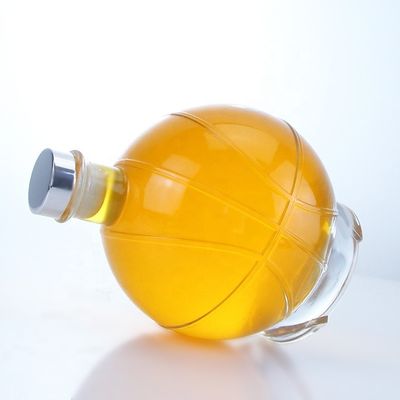 350 ml 500 ml beliebte transparente Flasche aus Glas für Whisky, Rum und Gin Brandy