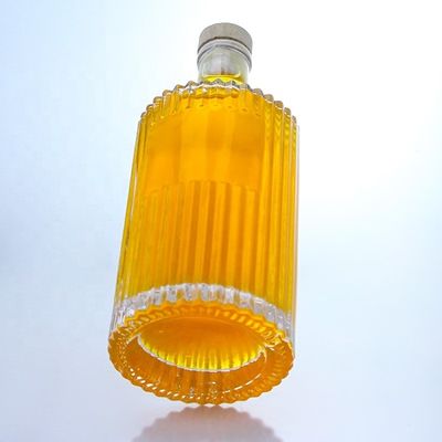 500 ml 750 ml 1000 ml transparente leere Glasflasche für Wodka Gin Rum Whisky Brandy