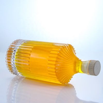 500 ml 750 ml 1000 ml transparente leere Glasflasche für Wodka Gin Rum Whisky Brandy