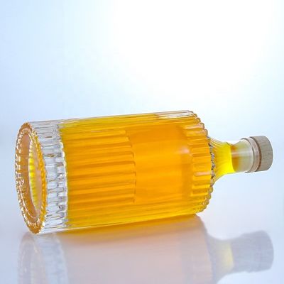 500 ml 750 ml 1000 ml transparente leere Glasflasche für Wodka Gin Rum Whisky Brandy