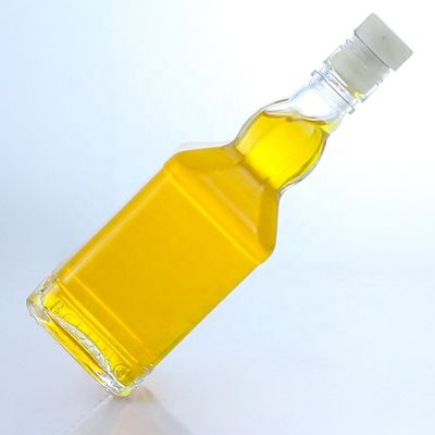 350 ml 500 ml Schraubverschluss Flint Glas Transparente Flasche für Whisky Wodka Champagner Tequila Gin Rum