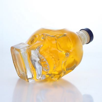 Andere Getränke Beliebte durchsichtige 700 ml 750 ml Flasche für Whisky Rum Gin Brandy