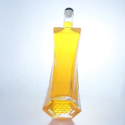 500 ml 750 ml 1000 ml transparente Glasflasche mit Schraubverschluss Industriegetränke Basismaterial Glas