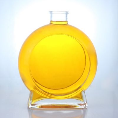 Dicke Unterfläche aus Kork, Versiegelung Typ Leere Glasflasche für Gin Whisky Rum Tequila Brandy