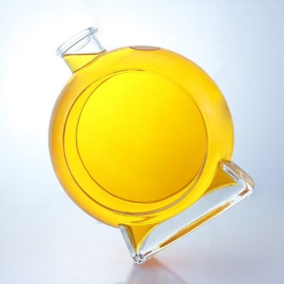Dicke Unterfläche aus Kork, Versiegelung Typ Leere Glasflasche für Gin Whisky Rum Tequila Brandy