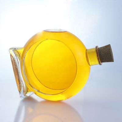 Dicke Unterfläche aus Kork, Versiegelung Typ Leere Glasflasche für Gin Whisky Rum Tequila Brandy