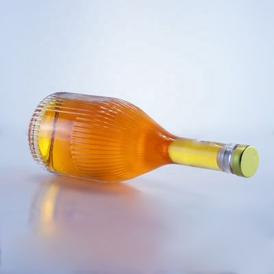 Durchsichtige leere Glasflasche für Wodka Gin Rum Whisky Brandy in 500 ml 750 ml 1000 ml