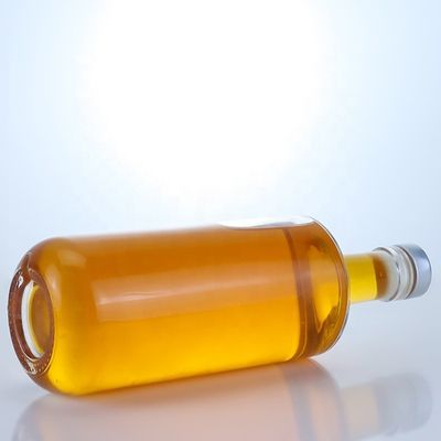 Durchsichtige Glasflasche mit Kork für Whisky, Wodka, Tequila, Gin und Rum 500 ml/700 ml