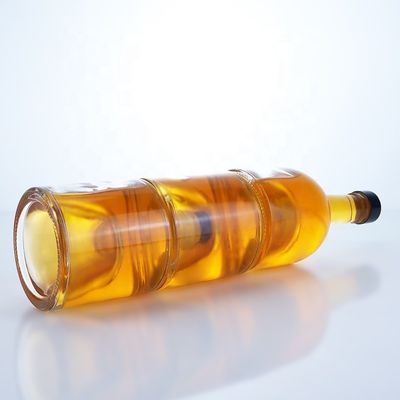 Elegante 500 ml 750 ml 1000 ml Flint Glas Spirituosenflasche für Whisky Wodka Champagner Tequila