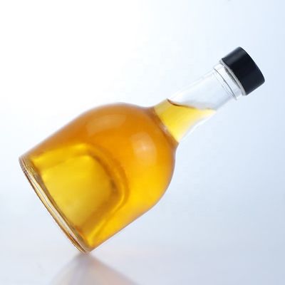 Elegante 500 ml 750 ml 1000 ml Flint Glas Spirituosenflasche für Whisky Wodka Champagner Tequila