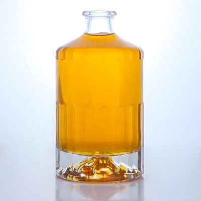 500 ml 700 ml 750 ml Flint Glass Spirit Gin Whisky Wodka Brandy Liquor Flasche mit Kork