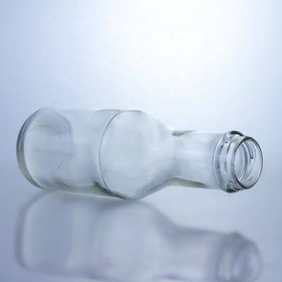 200/375/500/750/1000ml Schraubverschluss Glasflasche für Wassersaft Milch Kaffee