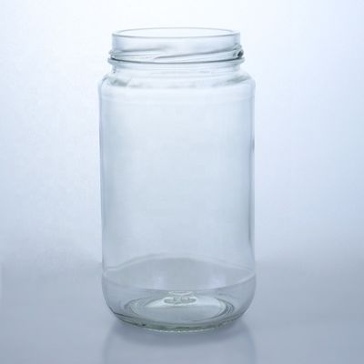Weinschraubkappe Elegant 410 ml 500 ml transparente Glasflasche für Salat Chili Sauce Ketchup