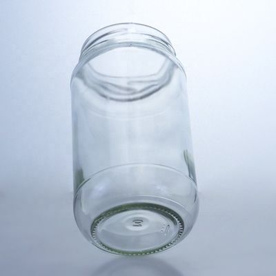 Weinschraubkappe Elegant 410 ml 500 ml transparente Glasflasche für Salat Chili Sauce Ketchup
