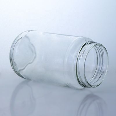 Weinschraubkappe Elegant 410 ml 500 ml transparente Glasflasche für Salat Chili Sauce Ketchup