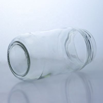 Weinschraubkappe Elegant 410 ml 500 ml transparente Glasflasche für Salat Chili Sauce Ketchup