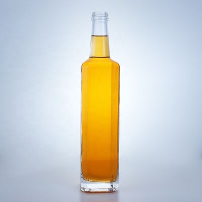 500 ml 750 ml Quadrat Whiskey Wodka Flaschen für Schraubenspitze Tequila Glas Alkoholflaschen