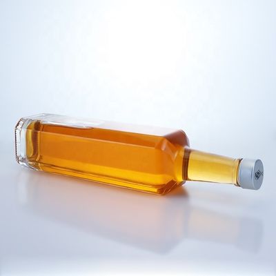 500 ml 750 ml Quadrat Whiskey Wodka Flaschen für Schraubenspitze Tequila Glas Alkoholflaschen