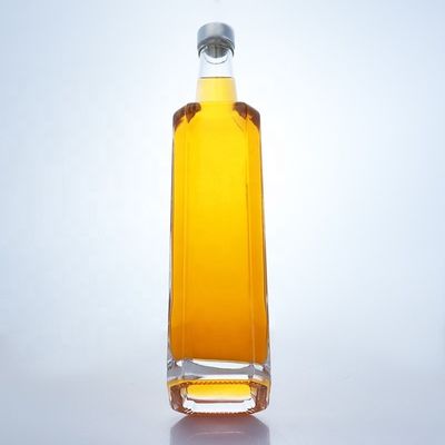 500 ml 750 ml Quadrat Whiskey Wodka Flaschen für Schraubenspitze Tequila Glas Alkoholflaschen