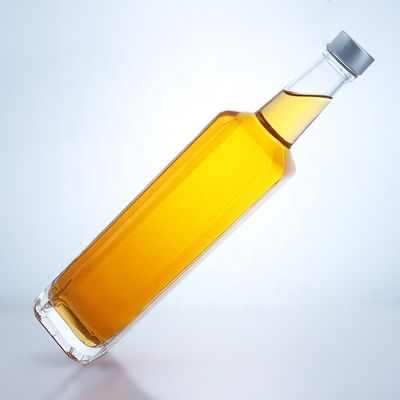500 ml 750 ml Quadrat Whiskey Wodka Flaschen für Schraubenspitze Tequila Glas Alkoholflaschen
