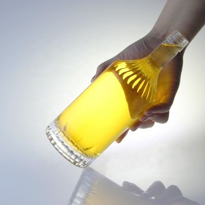 Glasflasche mit Schraubenkappe für Whisky, Wodka, Champagner, Tequila, Gin und Rum 750 ml 1000 ml durchsichtig
