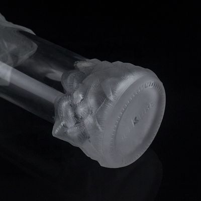 500 ml 700 ml 750 ml transparente Flint Glasflasche für Champagner Gin Rum einzigartige Gestaltung