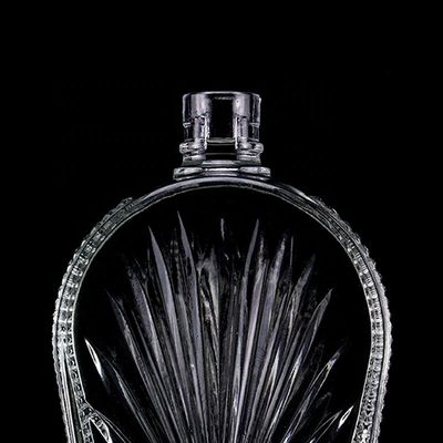 1000 ml Flint Glass Transparente leere Wodka Whisky Glasflasche für Ihre Anforderungen
