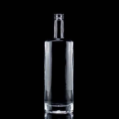1750 ml 1000 ml Glasflaschen für Spirituosen kundenspezifische runde Wodka Flasche vielseitige Verwendung